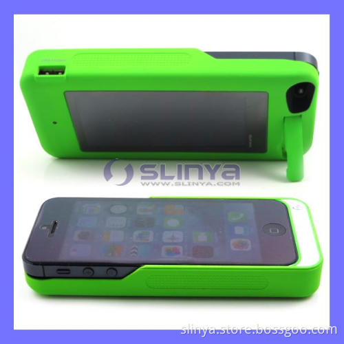 3000mAh Solar Battery Charger Case for iPhone5/5s/5c (SB-11)